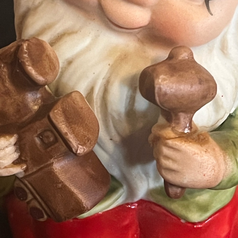 Vintage Homco Christmas Elf Elves Figurines Gnomes Ceramic Set Of 2 #5406 - Picture 11 of 12